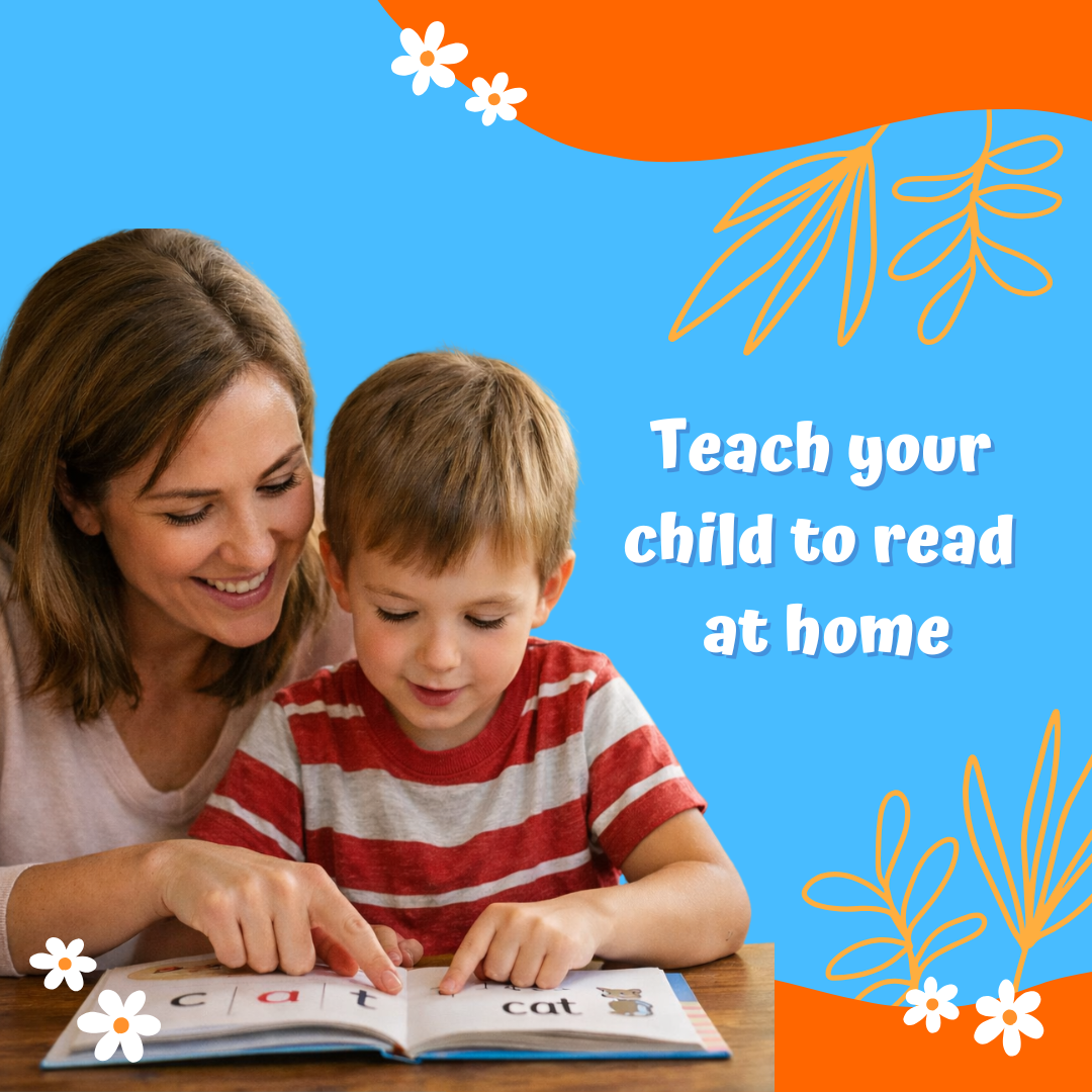 learn how to teach your child to read at home